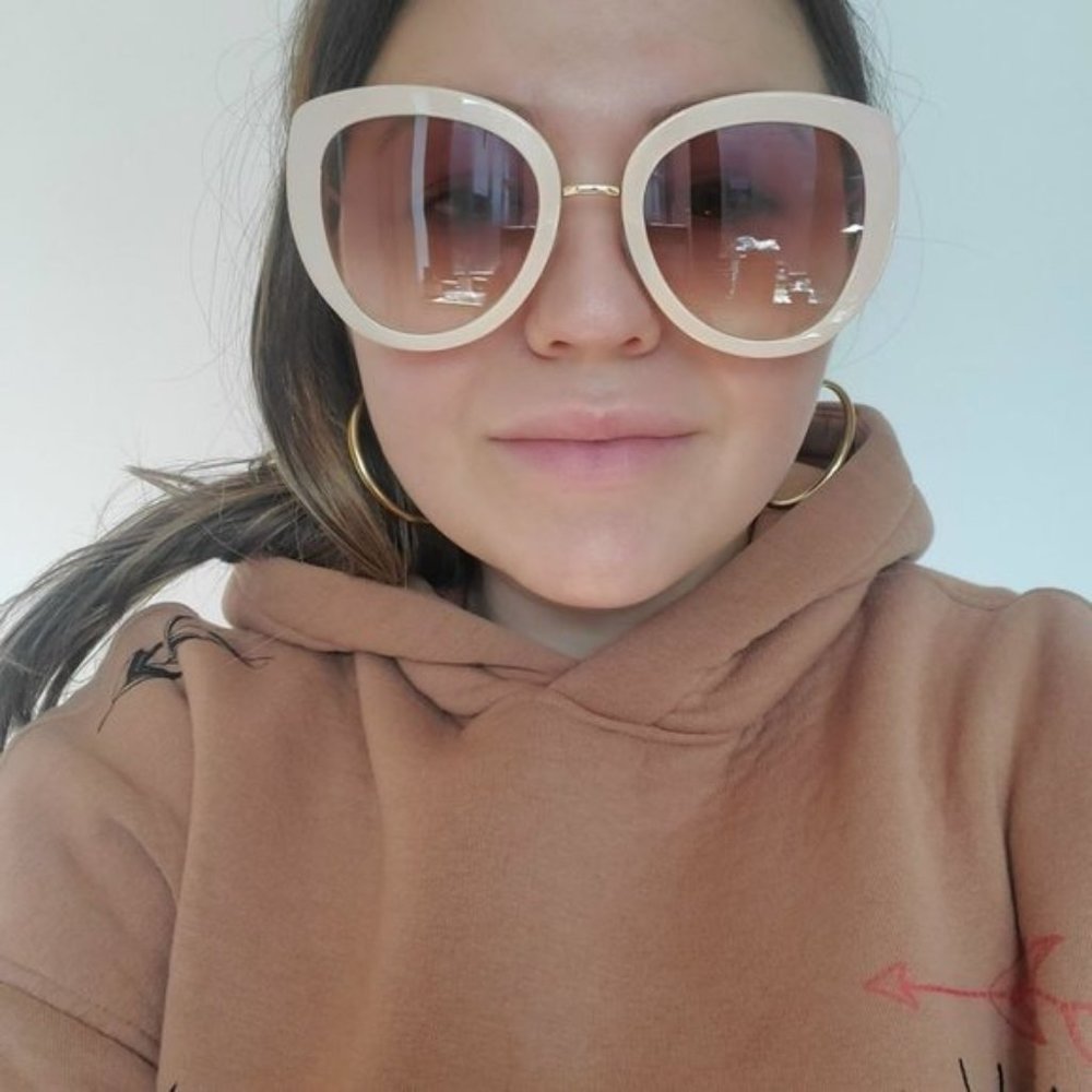 BRAND NEW FENDI FF0409/S FWMHA OVERSIZED SUNGLASSES - Picture 12 of 13